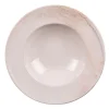 Assiette calotte en grès blanc d27cm - Mojave