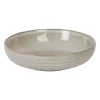 Assiette creuse en grès vert d19cm - Nori