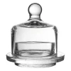 Beurrier rond en verre