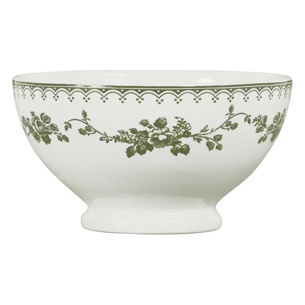 Bol en faïence vert 50cl - Faustine