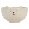 Bol en grès blanc ours 30cl - Sweetdream