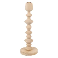 Bougeoir en pin naturel h33.5cm - Boise