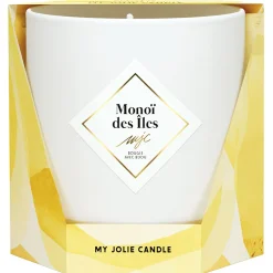 Bougie Bijou Bracelet Or bille noire Monoï des îles 45h