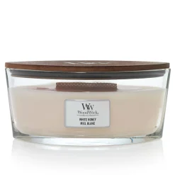 Bougie ellipse parfumée Miel blanc