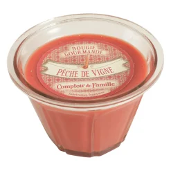 Bougie senteur pêche de vigne