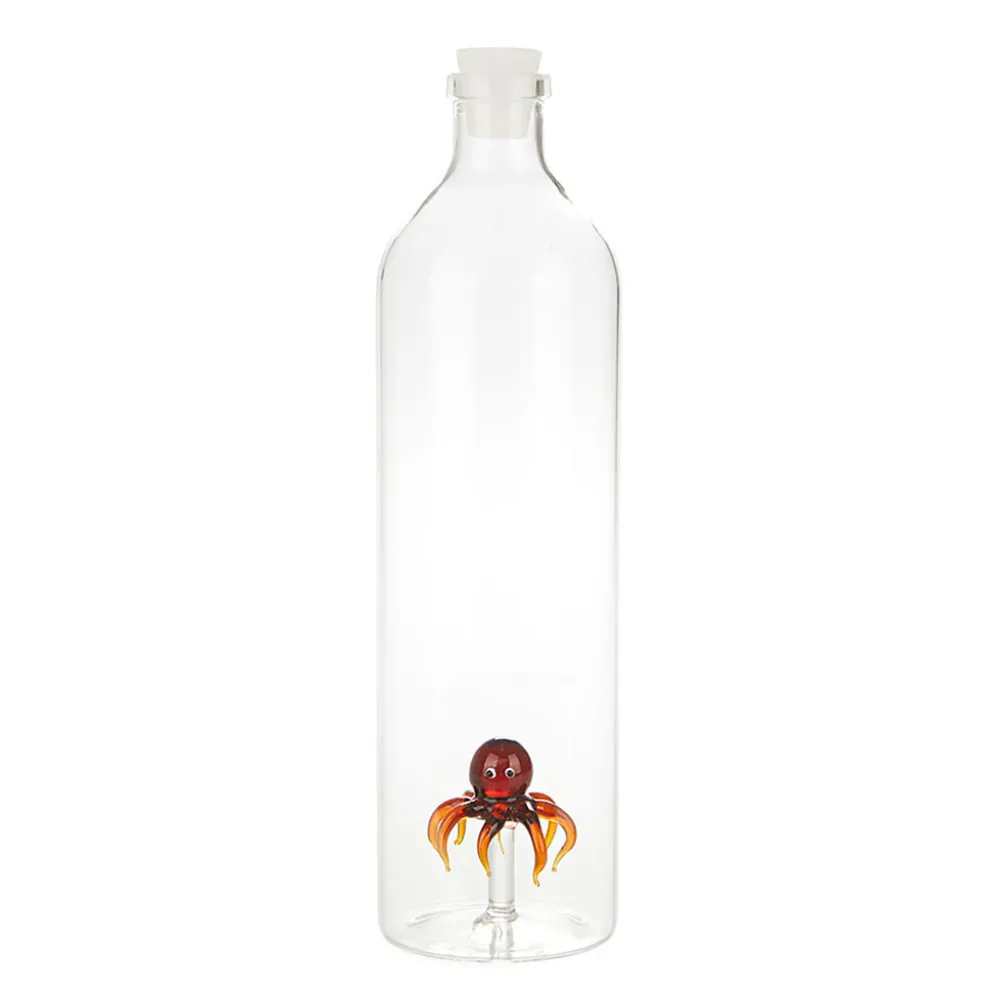 Bouteille pieuvre en verre 1.2l - Atlantis