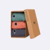 Boxer x3 bleu marine, rose et vert M
