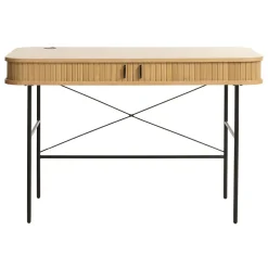 Bureau placage chêne naturel - Nola