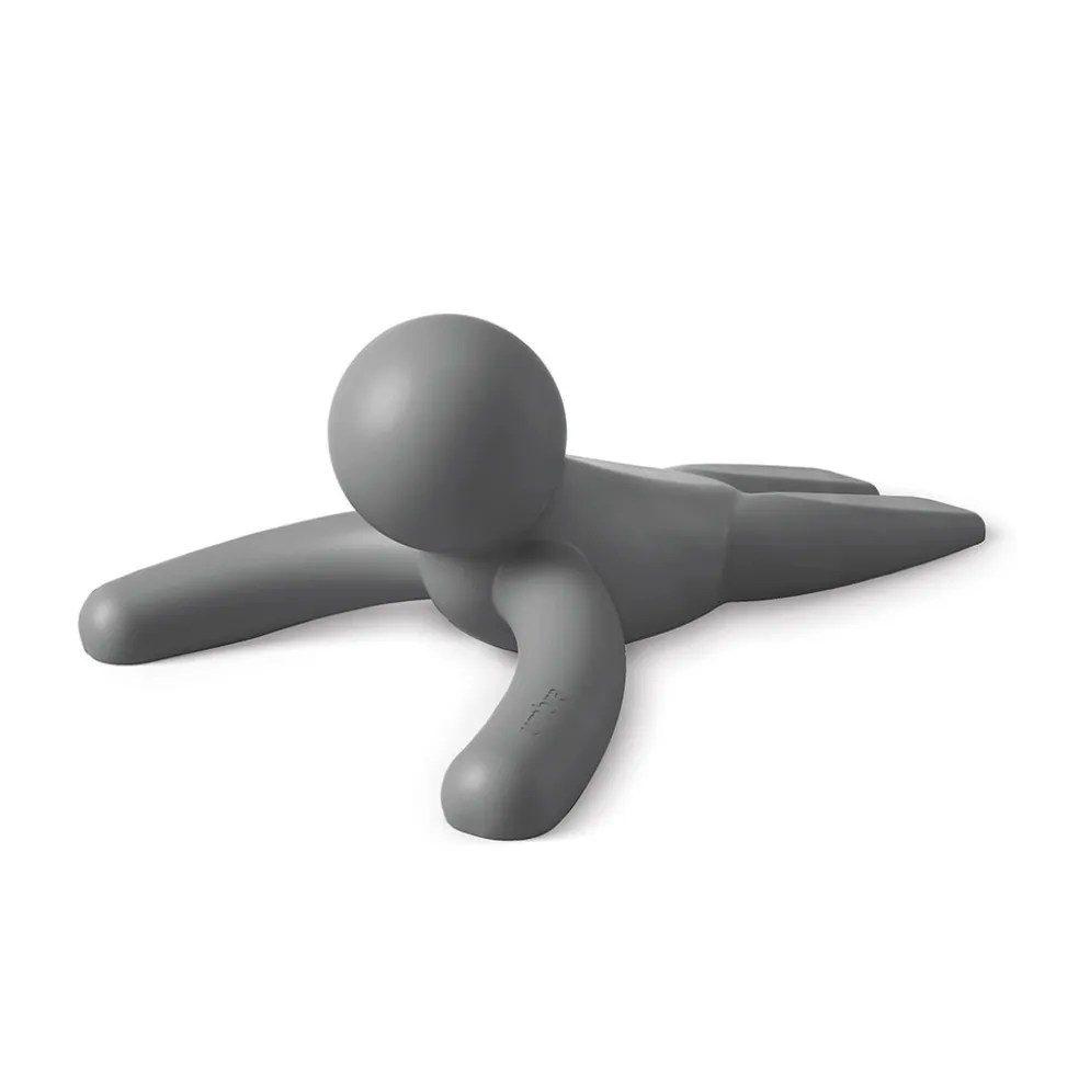 Cale-porte buddy doorstop gris