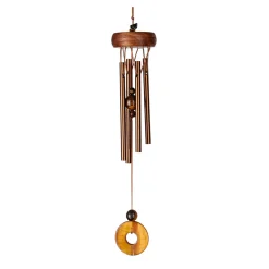 Carillon à vent œil de tigre h29cm