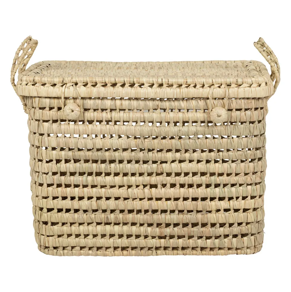 Coffre en feuille de palmier naturel - Beezz