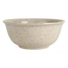 Coupelle en grès blanc moucheté d15cm - Jeanne