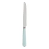 Couteau en inox vert d'eau - lucie