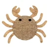 Deco murale crabe en jonc de mer naturel - Eté A La Mer