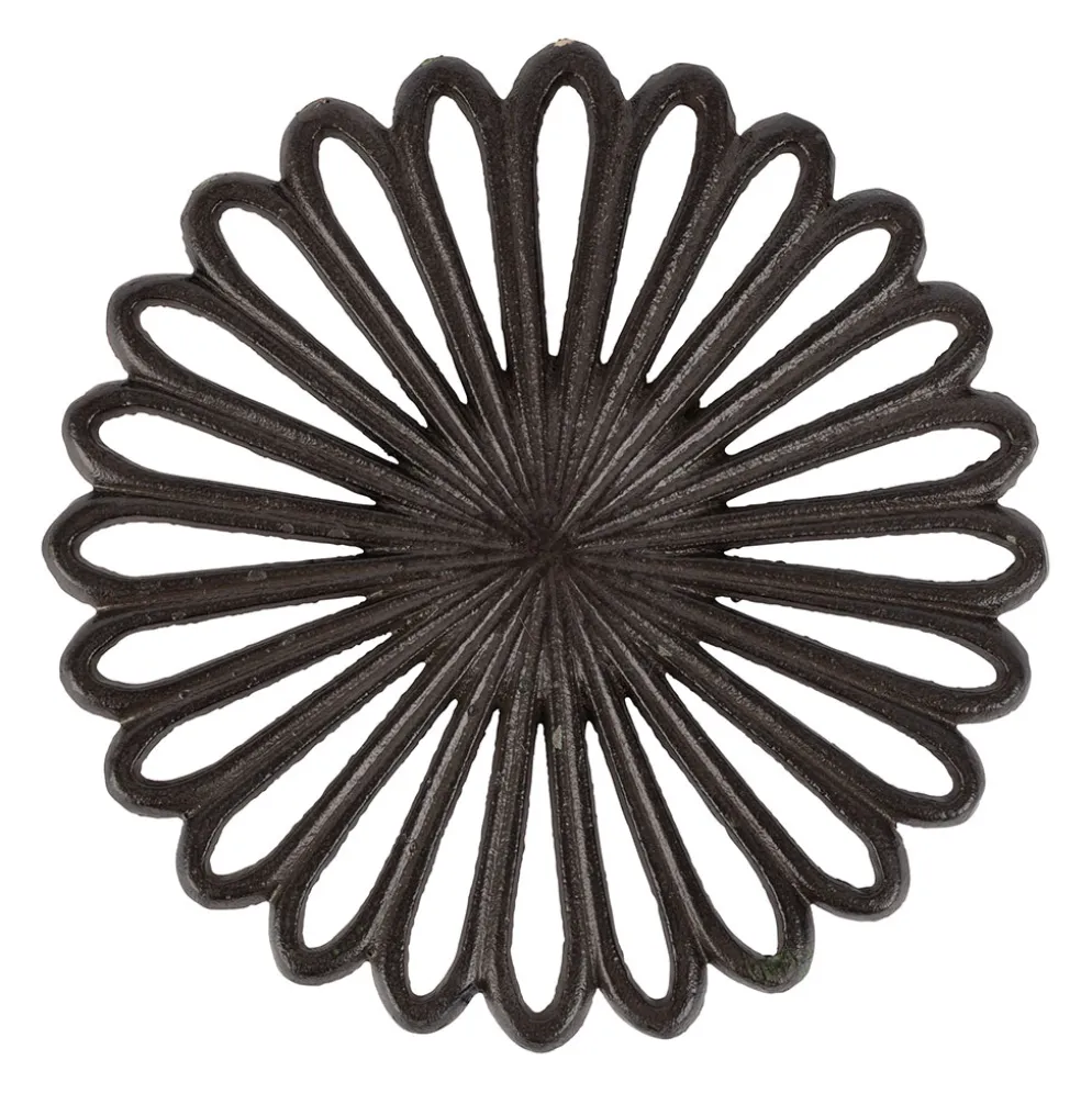 Dessous de plat en fonte brun d20cm - Rhodonea