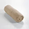 Drap housse en gaze de coton ficelle 160x200cm - Gaia