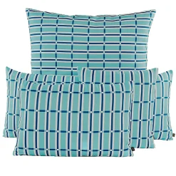 Housse de coussin d'extérieur en tissu jade 45x45cm - Madera