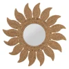 Miroir rond en corde naturel d60cm - Allegra