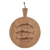 Planche à découper poisson en acacia naturel 50x40cm - Dalbert