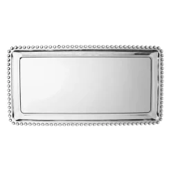 Plat rectangulaire en verre - perloa