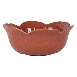 Saladier chou en grès rhubarbe d27cm - Chou