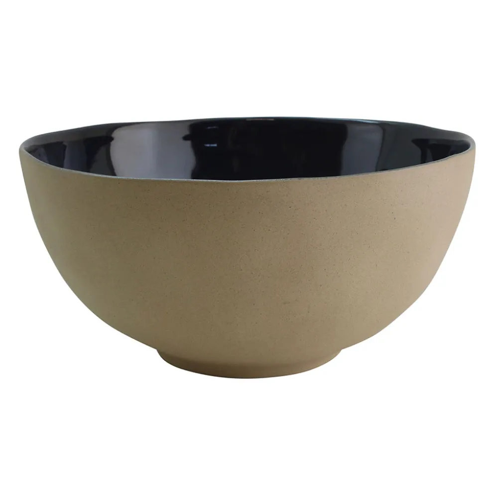 Saladier en grès bleu marine d26cm - Jade