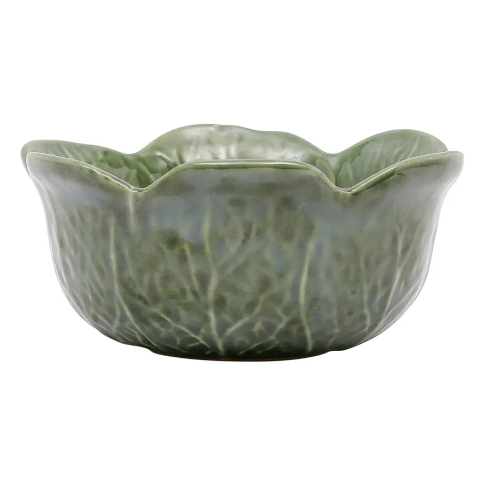 Saladier en grès vert d22cm - Chou