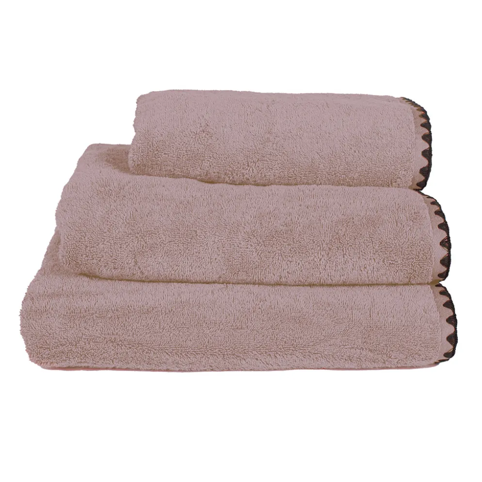Serviette de douche en coton pétale 90x140cm - Issey