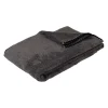 Serviette de toilette issey granit 50x100cm en coton