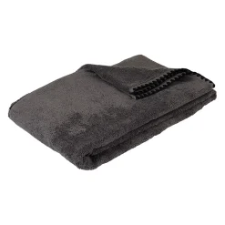 Serviette de toilette issey granit 50x100cm en coton