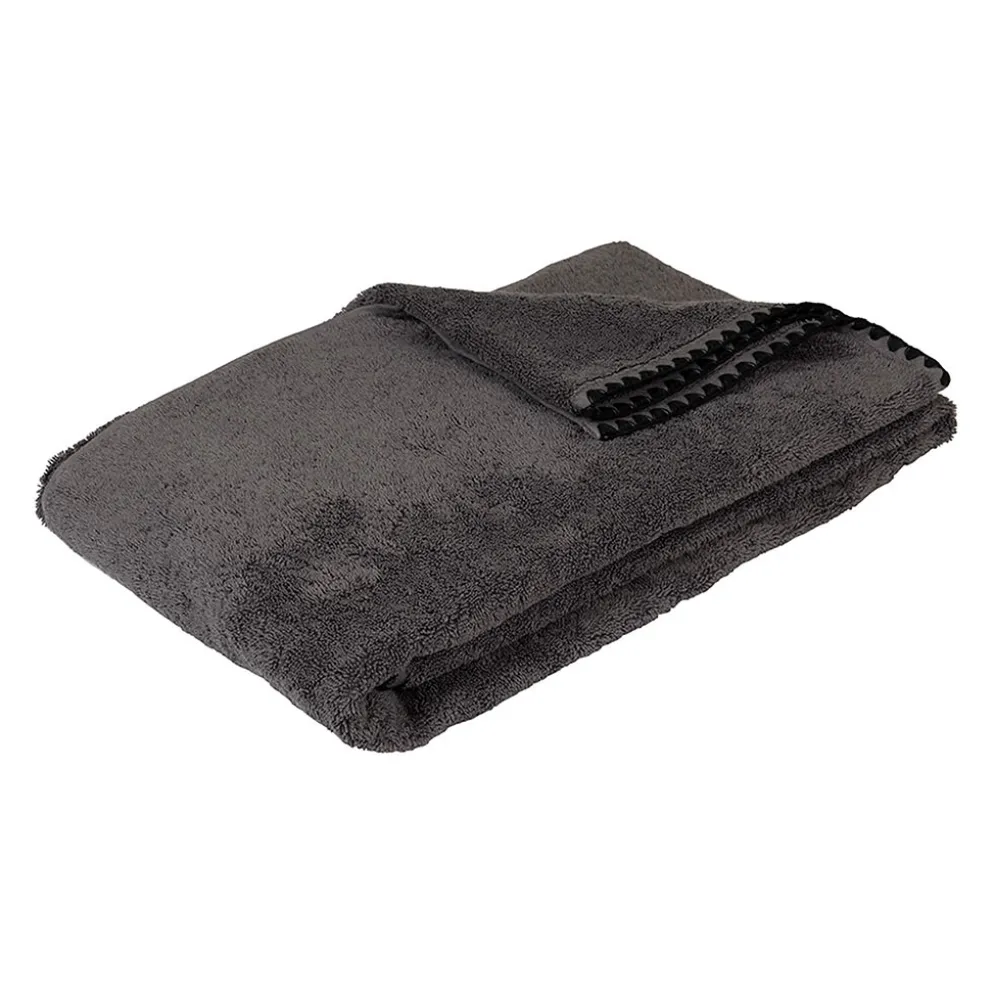 Serviette de toilette issey granit 50x100cm en coton