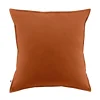 Taie d'oreiller en flanelle tomette 63x63cm - Candice