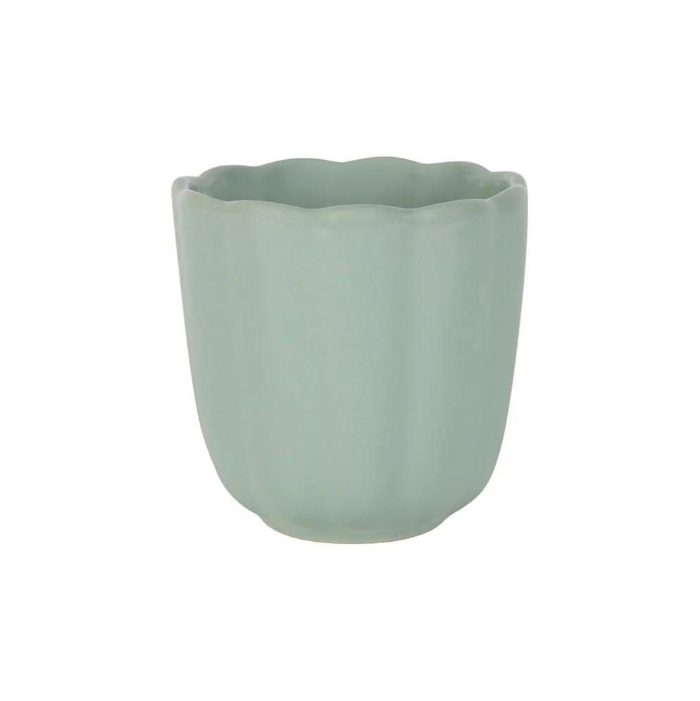 Tasse en grès sauge 15cl - Romancero
