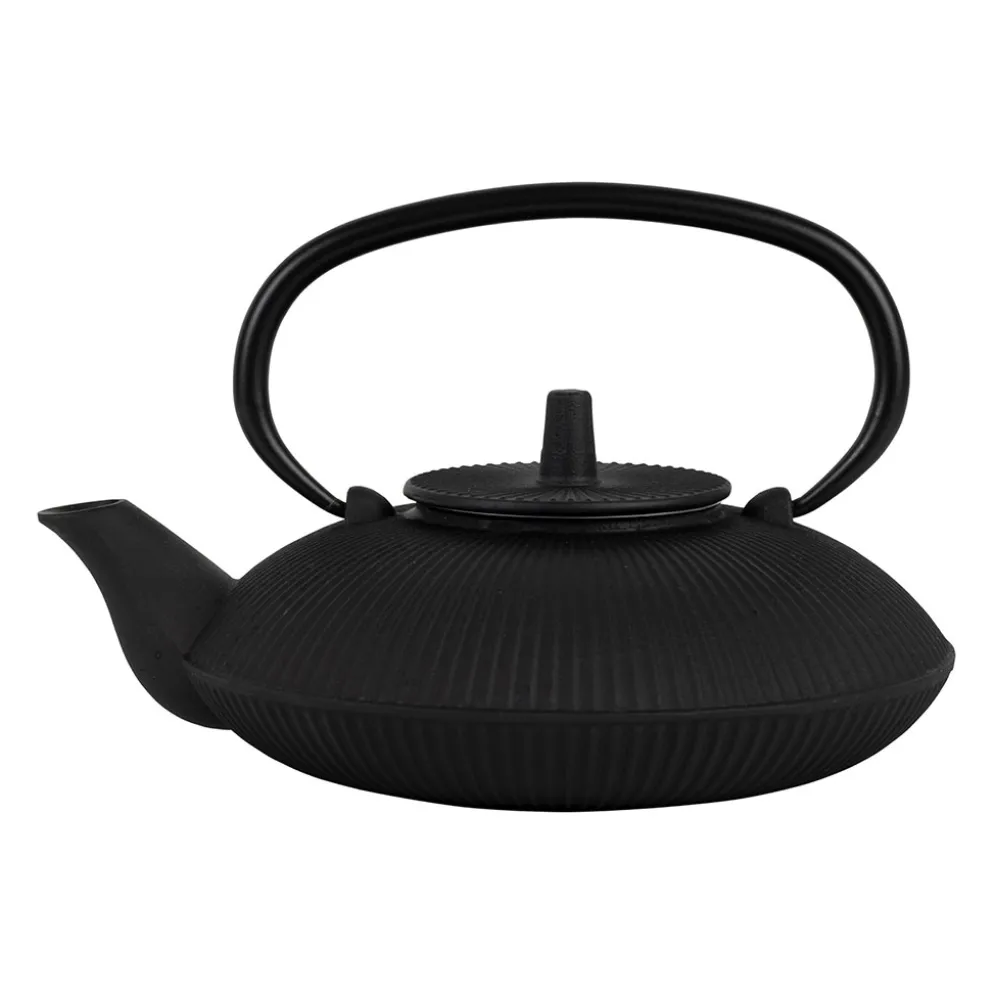 Théière en fonte noir avec filtre inox 75cl - Brin