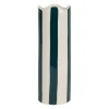 Vase en grès émeraude h23.5cm - Artist