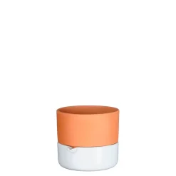Vase en terre cuite blanc d12cm- Venna