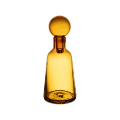 Vase en verre ambre d12xh32cm - Pop'S